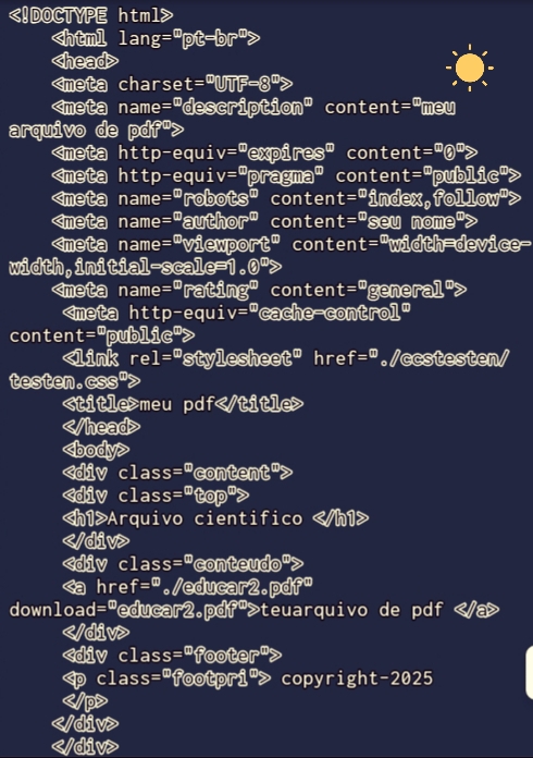 imagem de condigo em arquivo